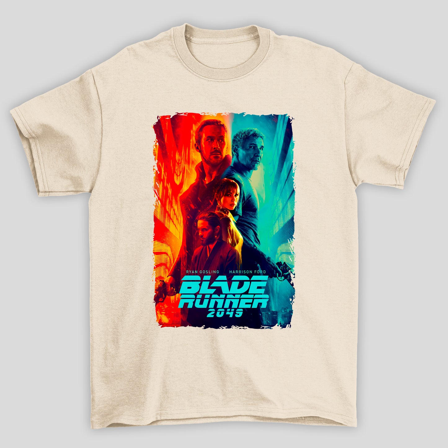 Camiseta Básica Unissex Blade Runner Poster Personagens
