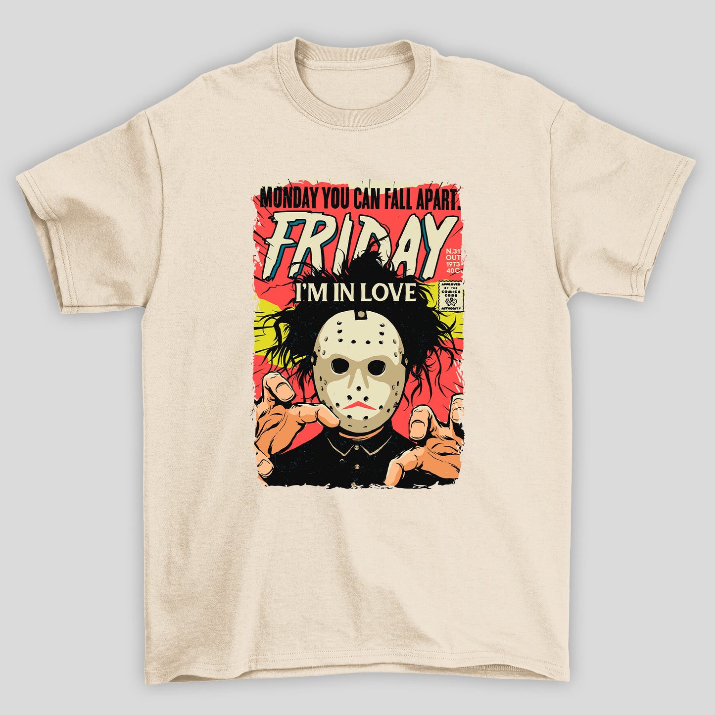 Camiseta Básica Unissex Fridey I'm In Love Sexta Feira 13