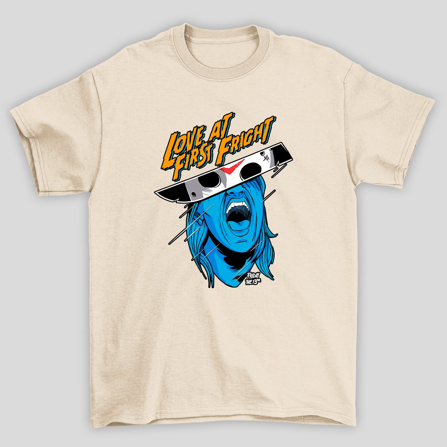 Camiseta Básica Unissex Love At First Fright Sexta Feira 13