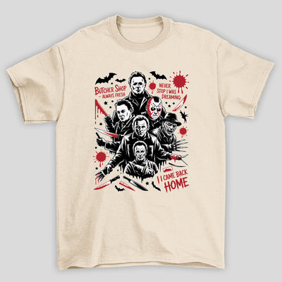 Camiseta Básica Unissex Butcher Shop Sexta Feira 13