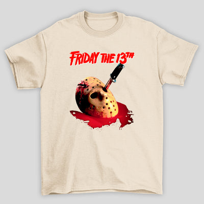 Camiseta Básica Unissex Mascara Faca Olho Sexta Feira 13