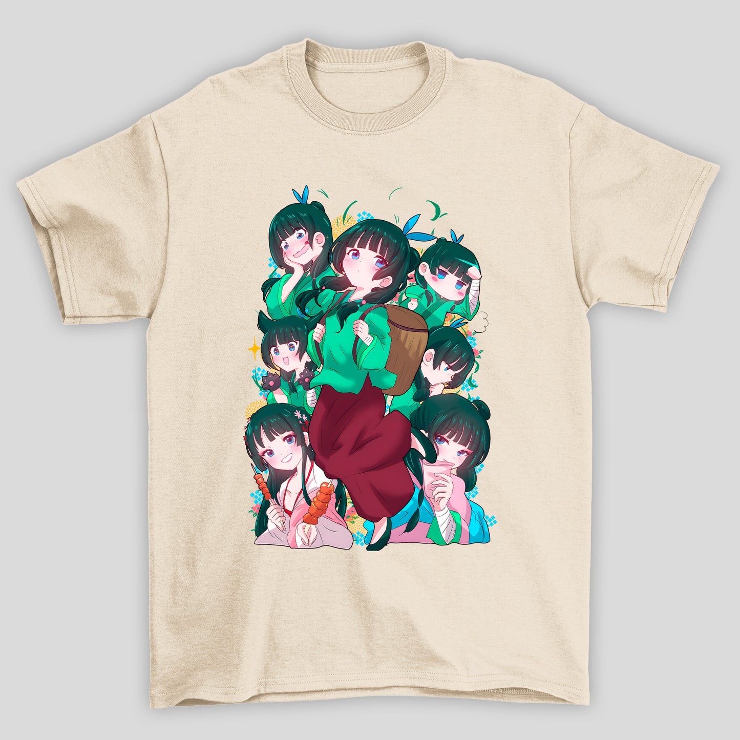 Camiseta Básica Unissex The Apothecary Diaries Maomao Collab