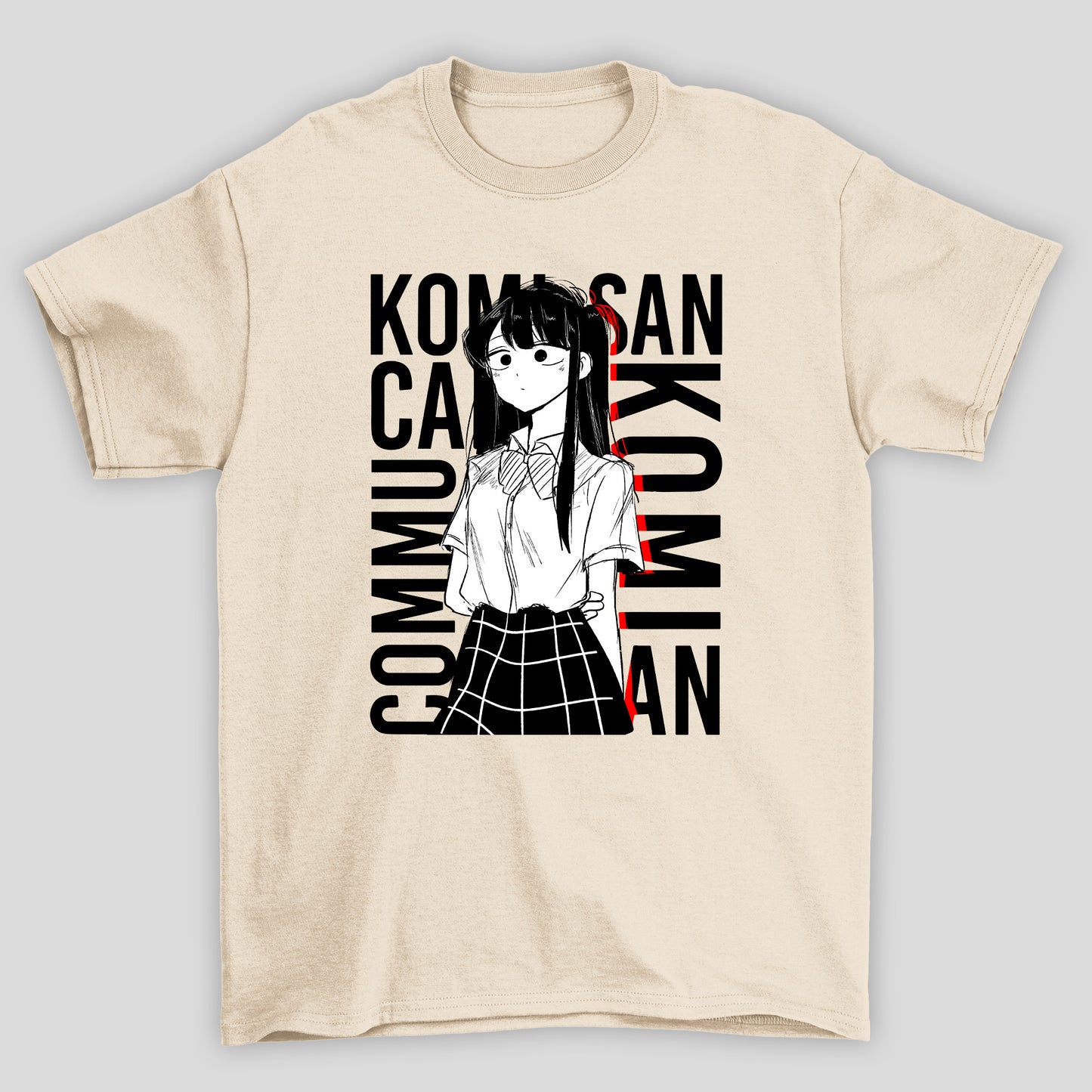 Camiseta Básica Unissex Komi Texto Komi Cants Communicate