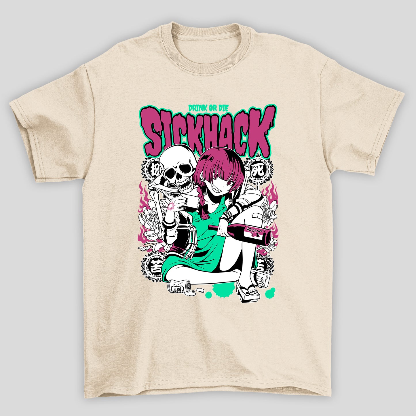 Camiseta Básica Unissex Stickhack Hiroi Kikuri Bocchi The Rock