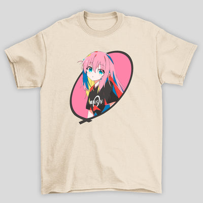 Camiseta Básica Unissex Gotou Hitori Kessoku Bocchi The Rock