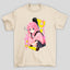 Camiseta Básica Unissex Gotou Agachada Kanji Bocchi The Rock
