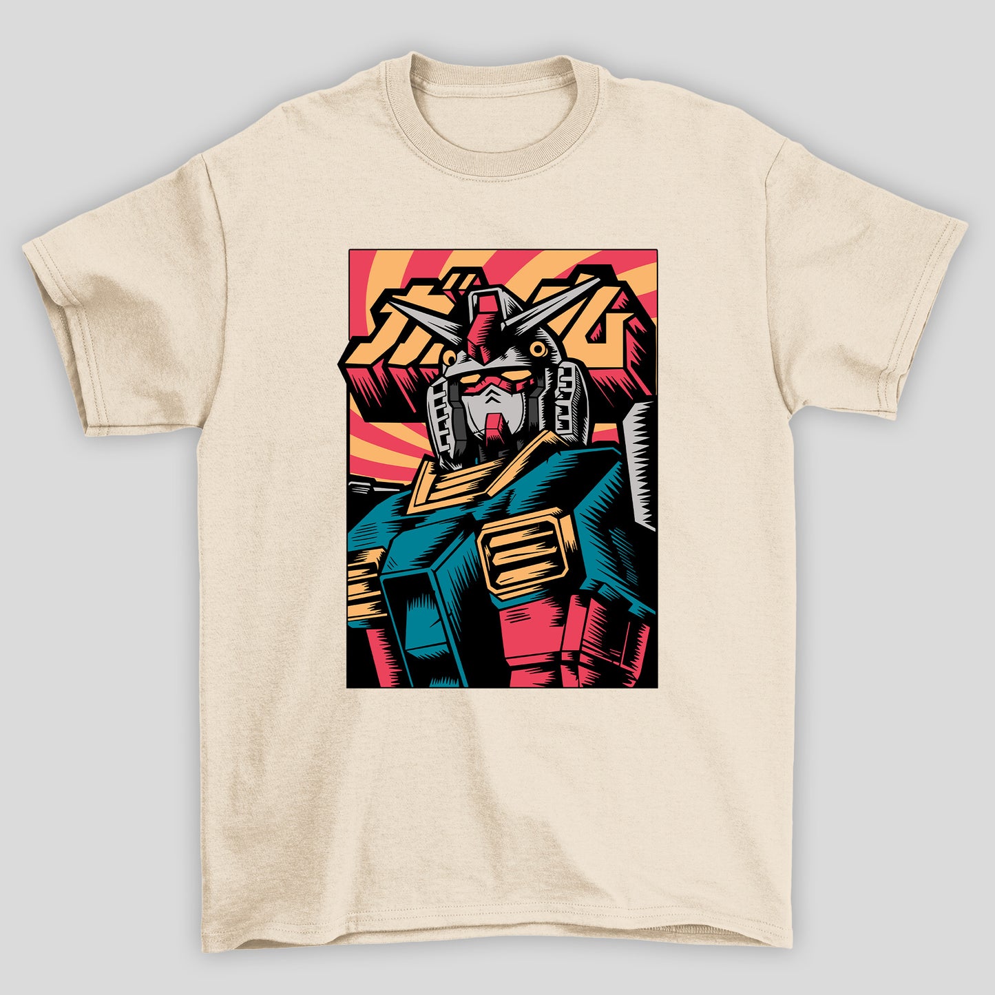 Camiseta Básica Unissex Gundam HQ Busto