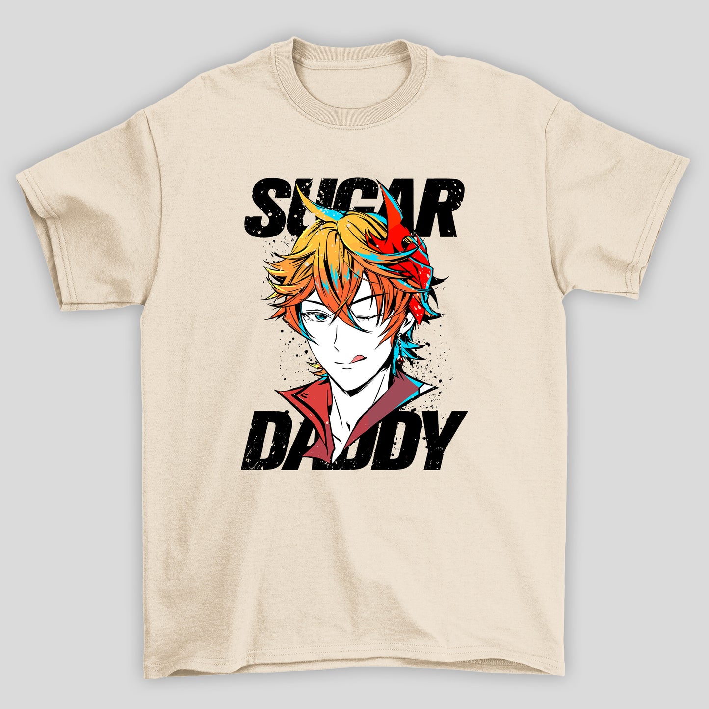 Camiseta Básica Unissex Tartaglia Sugar Daddy Genshin