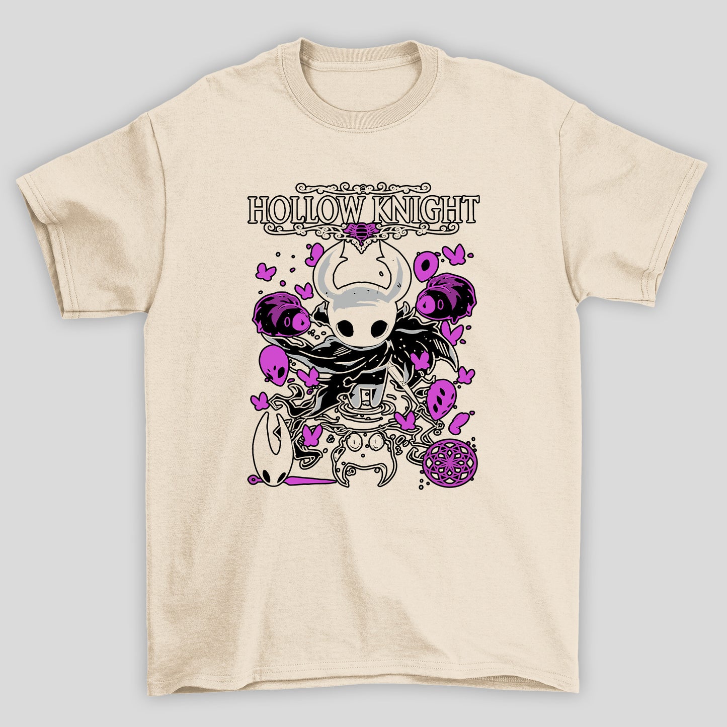 Camiseta Básica Unissex Hollow Knight Reflexo
