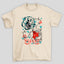 Camiseta Básica Unissex Hollow Knight Silksong Hornet Lutando