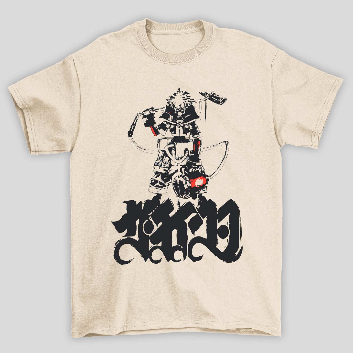 Camiseta Básica Unissex Rudo Kanji Grafittii Gachiakuta