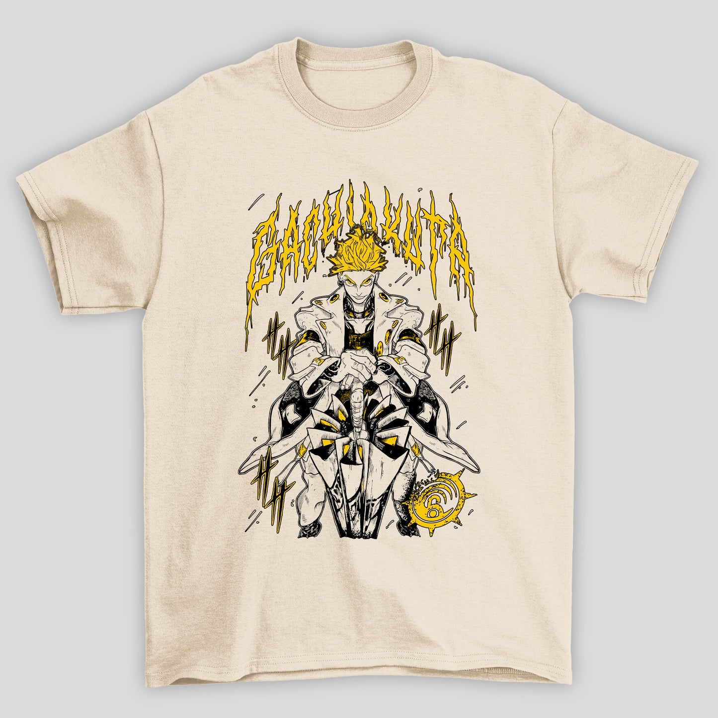 Camiseta Básica Unissex Njin Kanji Gachiakuta