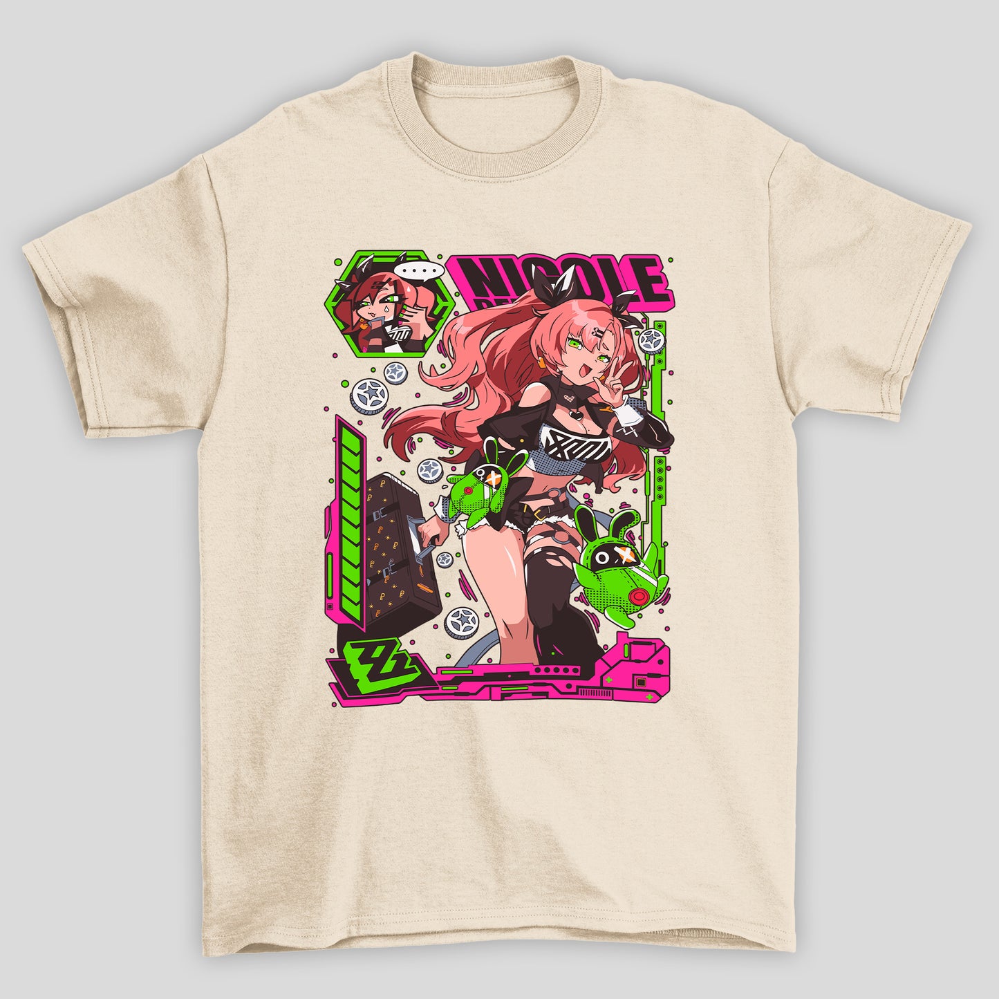 Camiseta Básica Unissex Zenless Zone Zero Nicole Demara