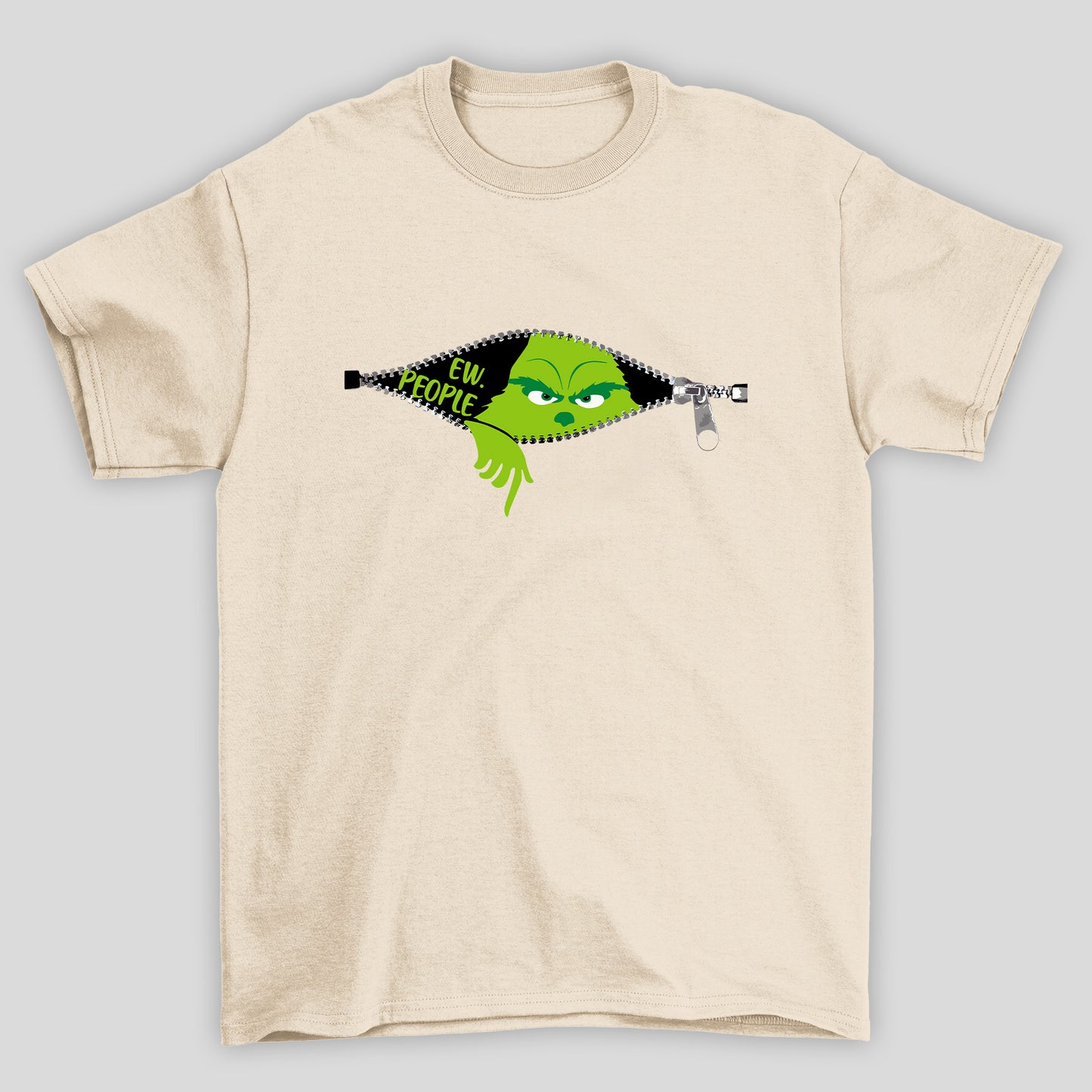 Camiseta Básica Unissex O Grinch Zíper