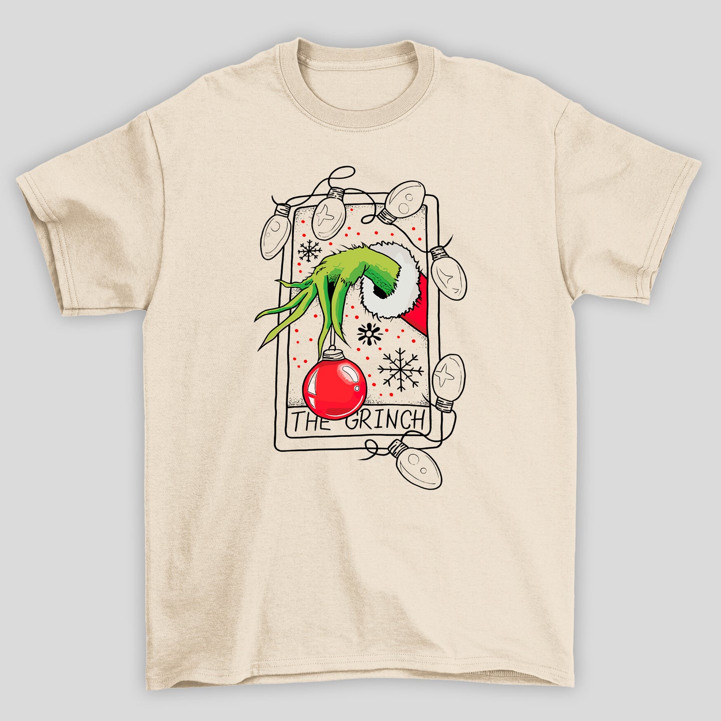 Camiseta Básica Unissex O Grinch Xtmas Ball