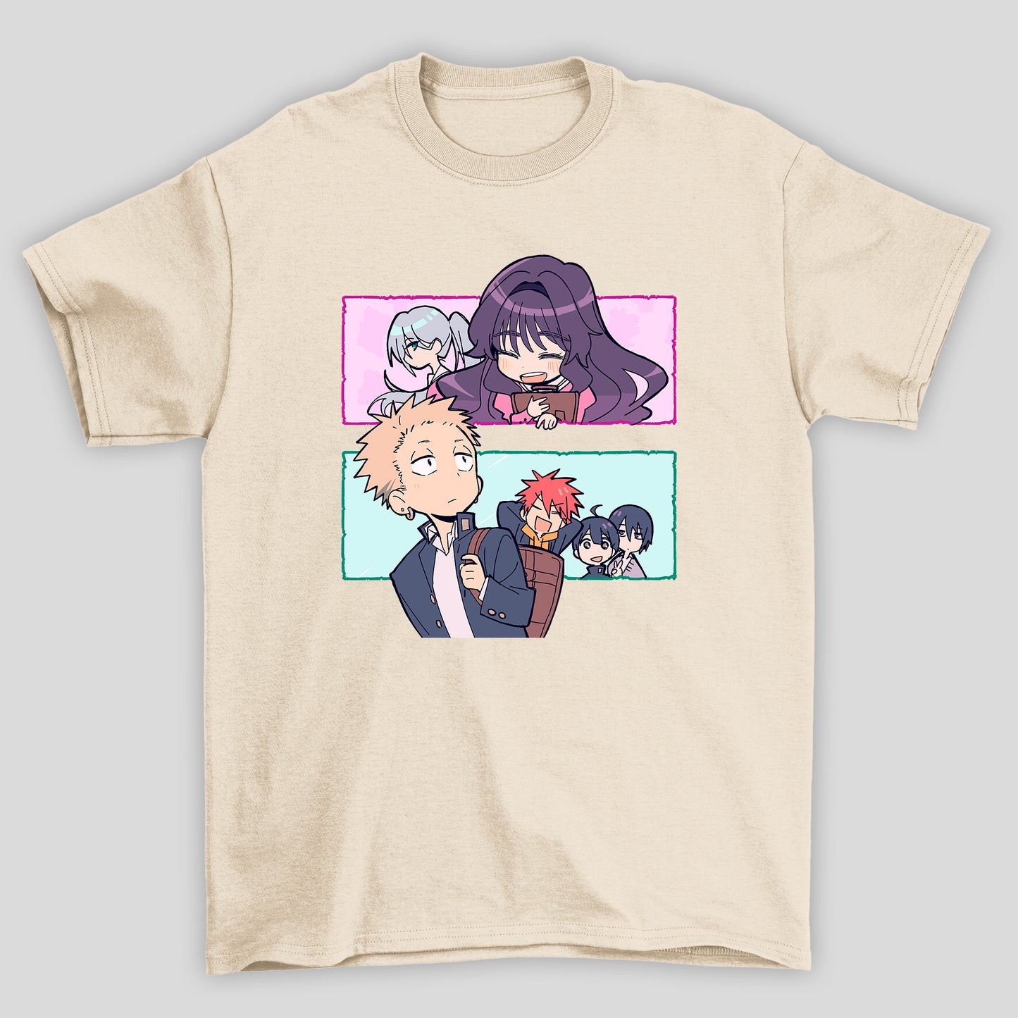 Camiseta Básica Unissex Kaoru Hana Chibbi Personagens