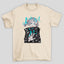 Camiseta Básica Unissex Yofukashi No Uta Nazuna Nanakusa Kanji Azul