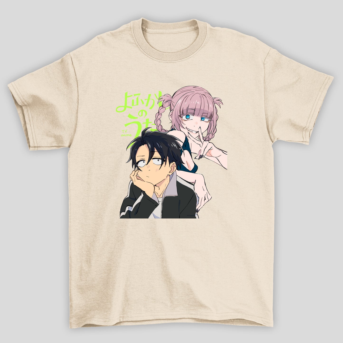 Camiseta Básica Unissex Yofukashi No Uta Nazuna Ko Yamori Kanji