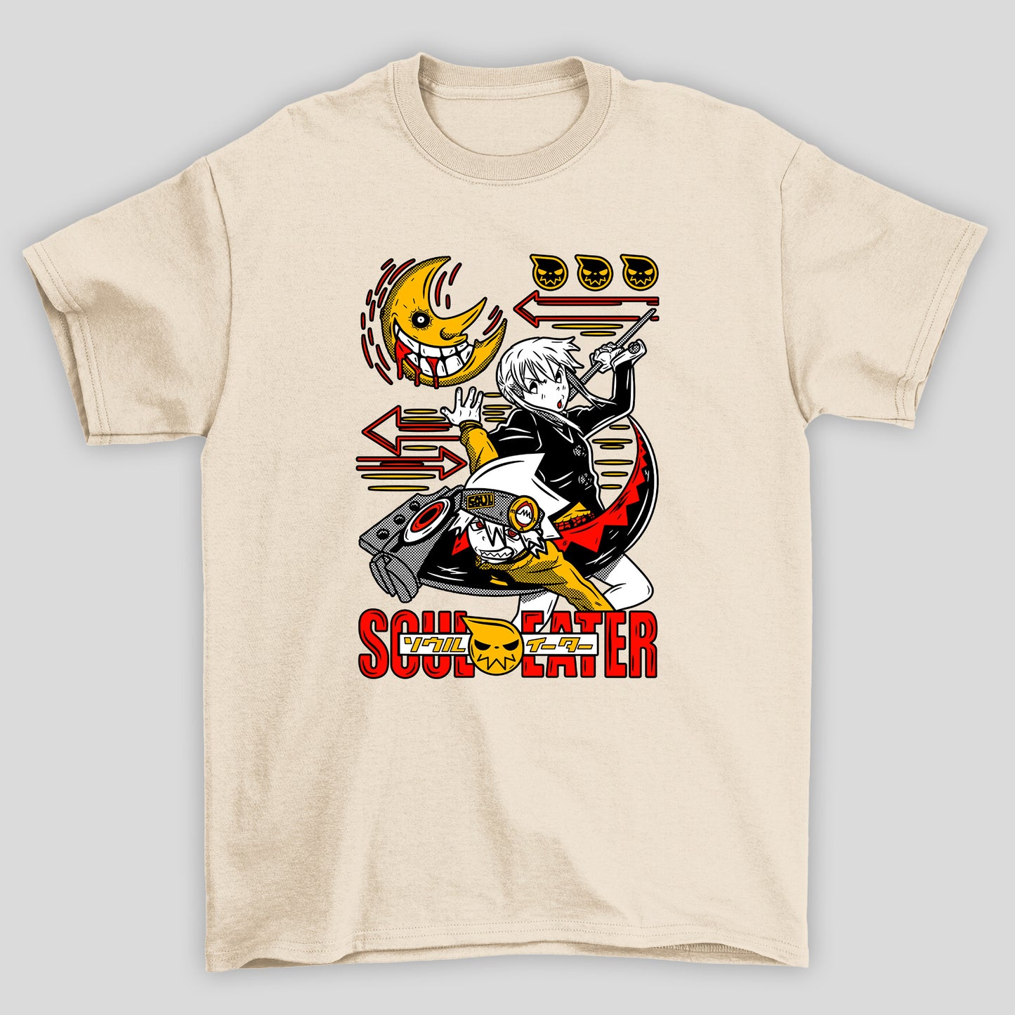 Camiseta Básica Unissex Soul Eater Maka Soul Lua