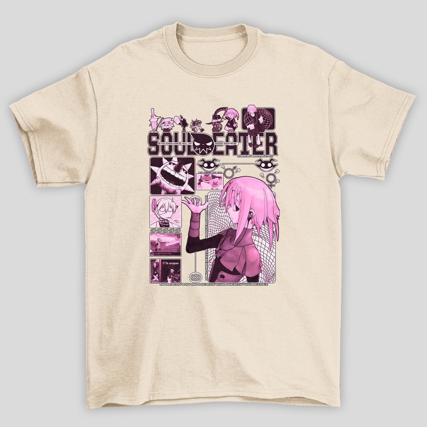 Camiseta Básica Unissex Soul Eater Crona Poster