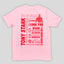 Camiseta Básica Unissex Homem de Ferro Stark Manhattan