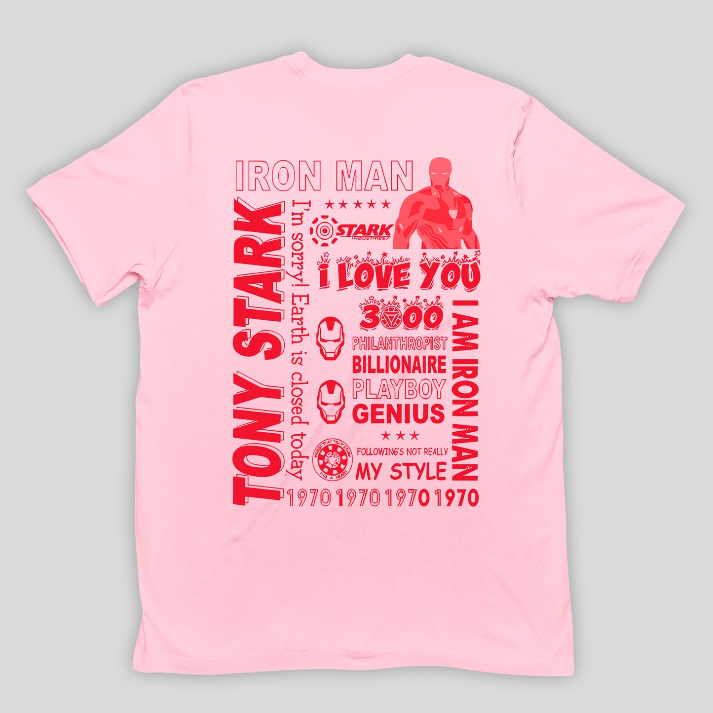 Camiseta Básica Unissex Homem de Ferro Stark Manhattan