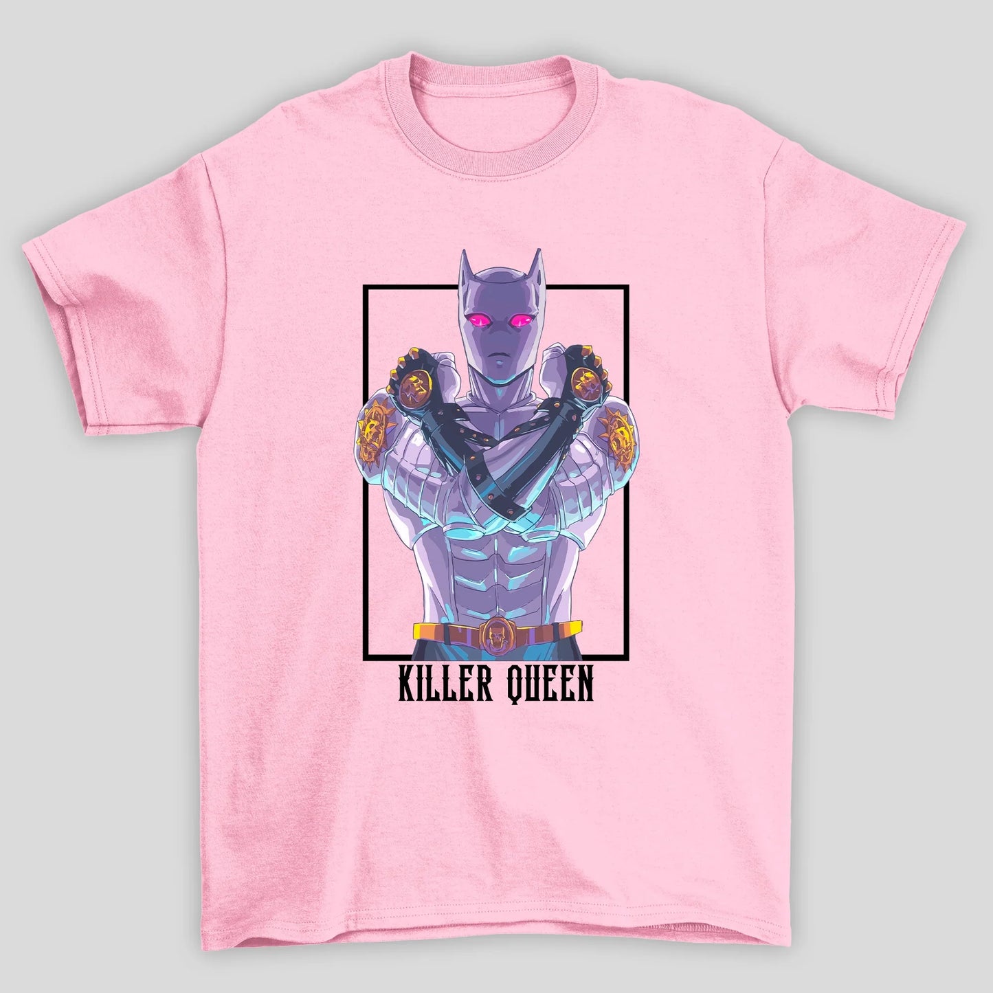 Camiseta Básica Unissex Jojo Bizarre Killer Queen Anime
