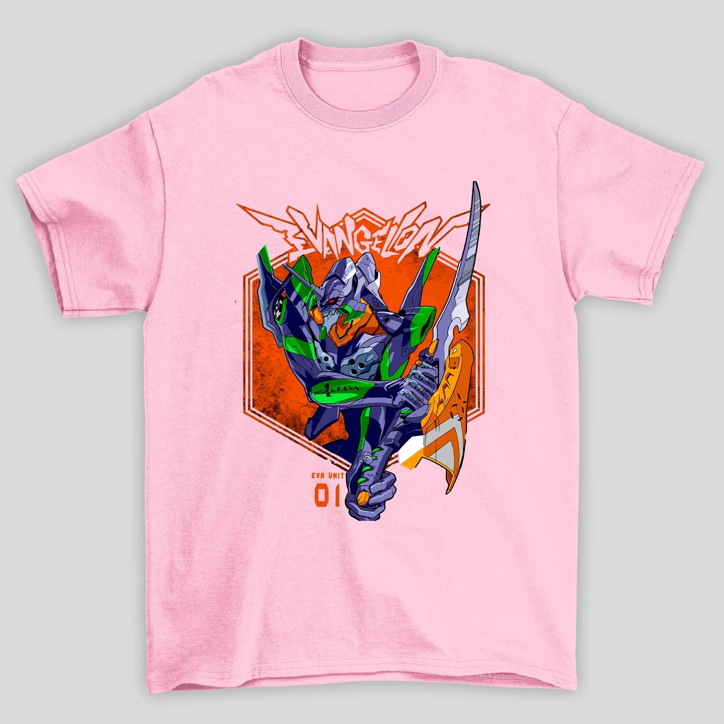 Camiseta Básica Unissex Neon Genesis Evangelion Eva 01