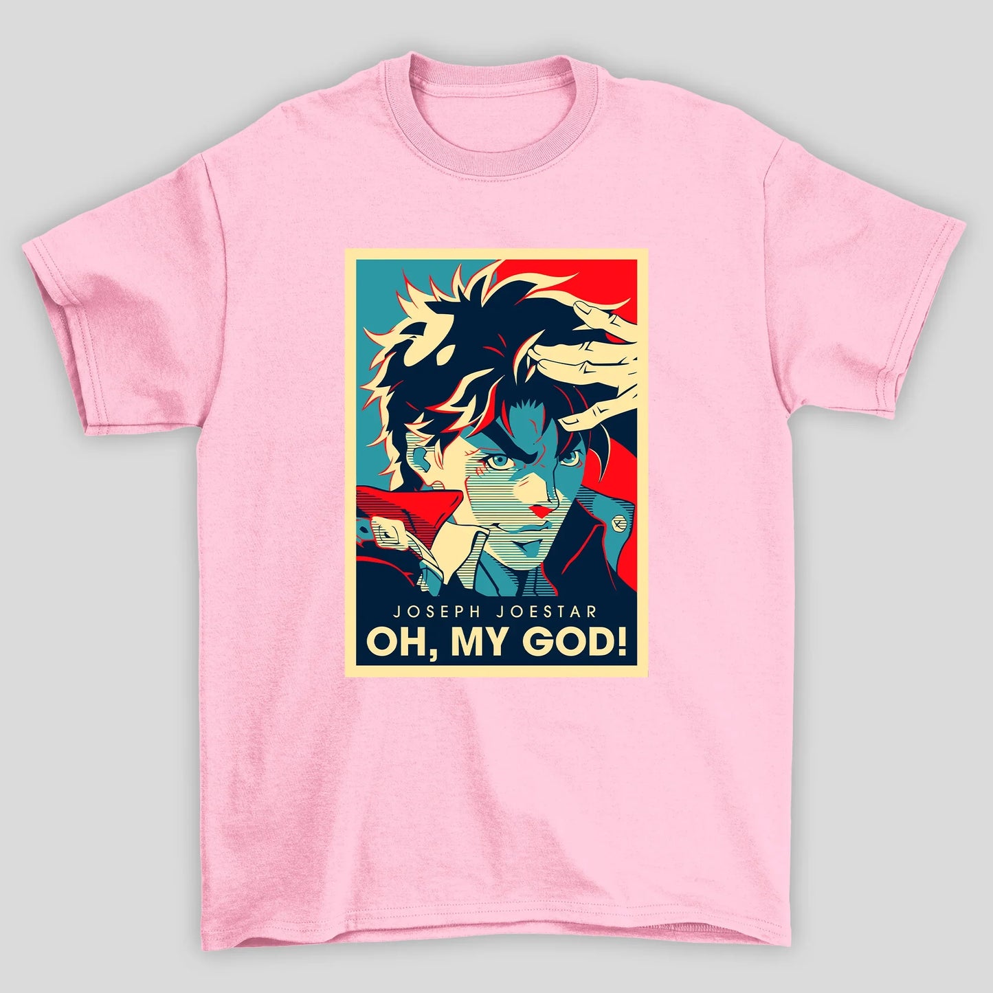 Camiseta Básica Unissex Jojo Bizarre Adventure Vintage Joe
