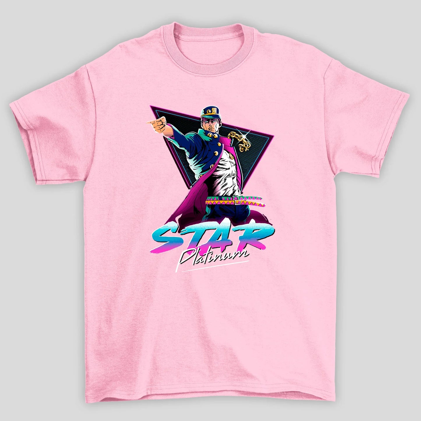 Camiseta Básica Unissex Jojo Bizarre Adventure Anime Star