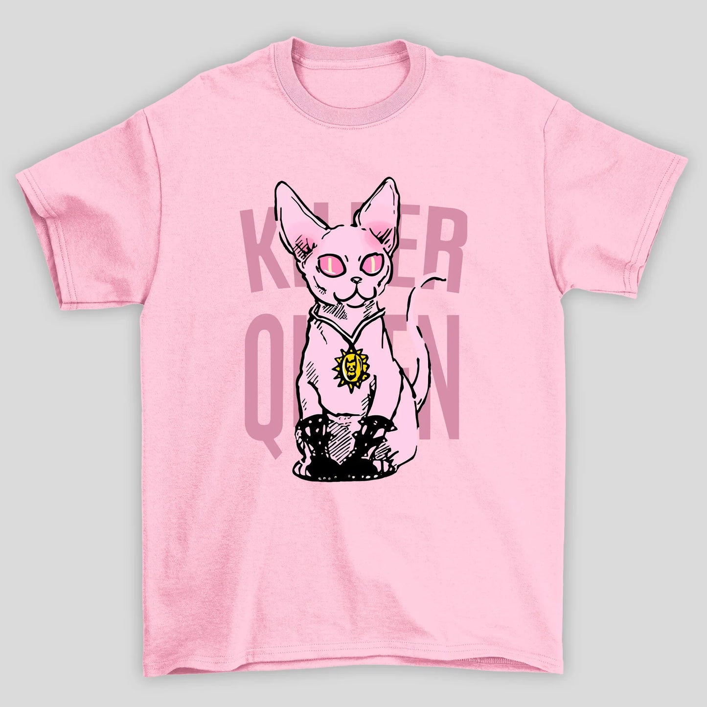 Camiseta Básica Unissex Killer Queen Jojo Bizarre