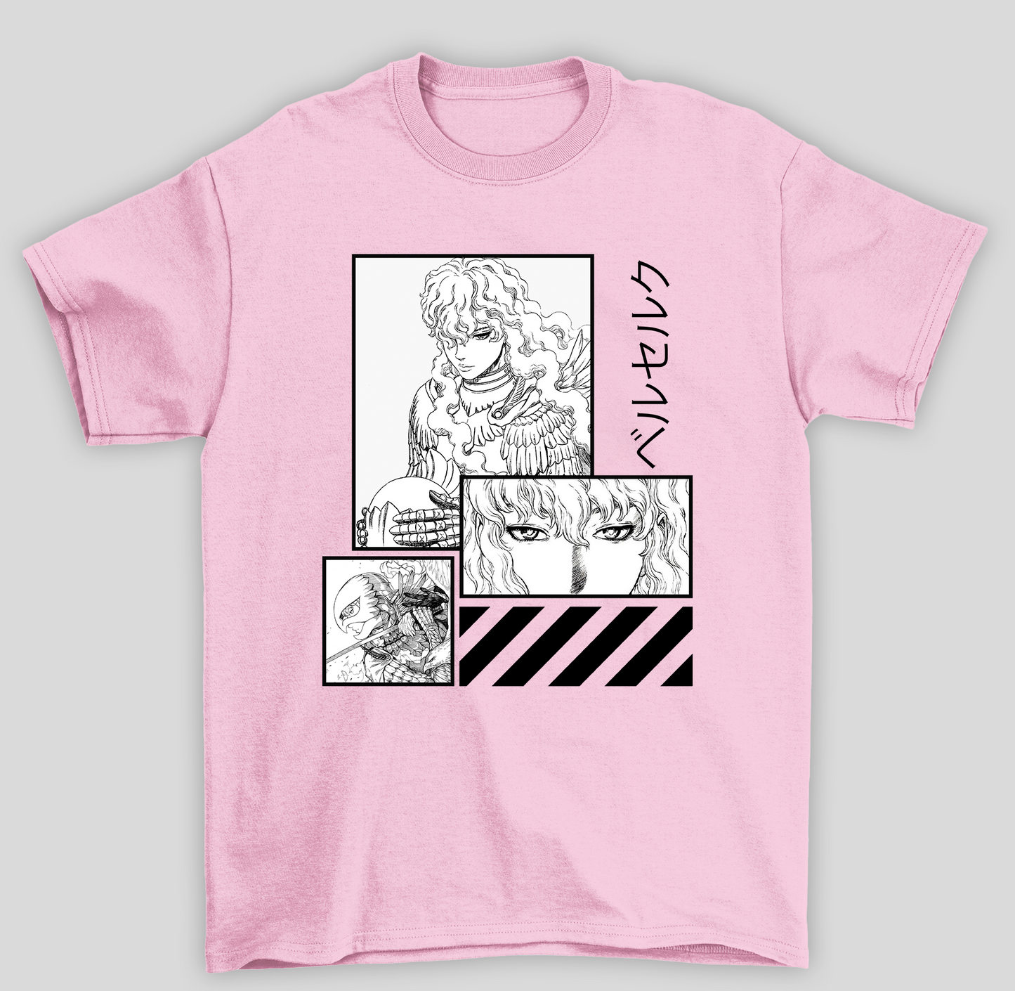 Camiseta Básica Unissex Berserk Anime Mangá Griffth