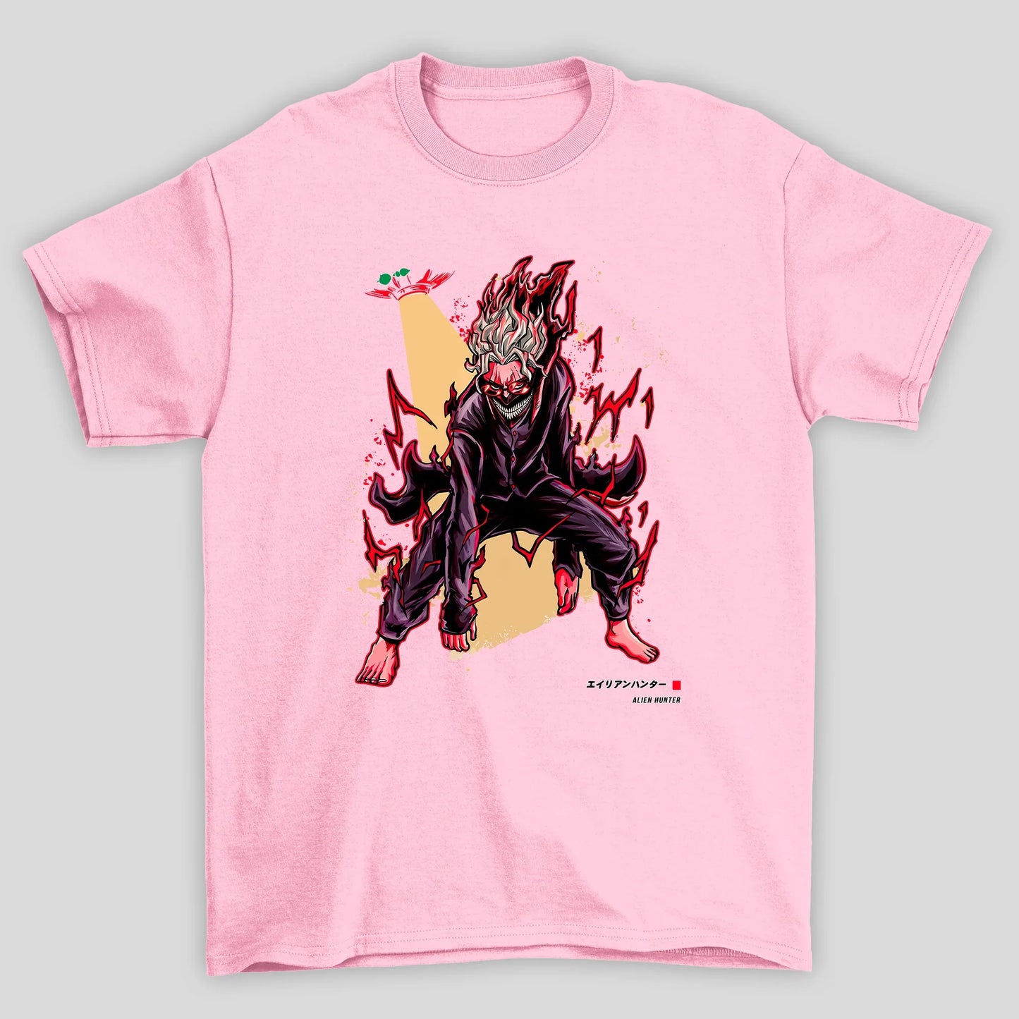Camiseta Básica Unissex Dandadan Alien Hunter