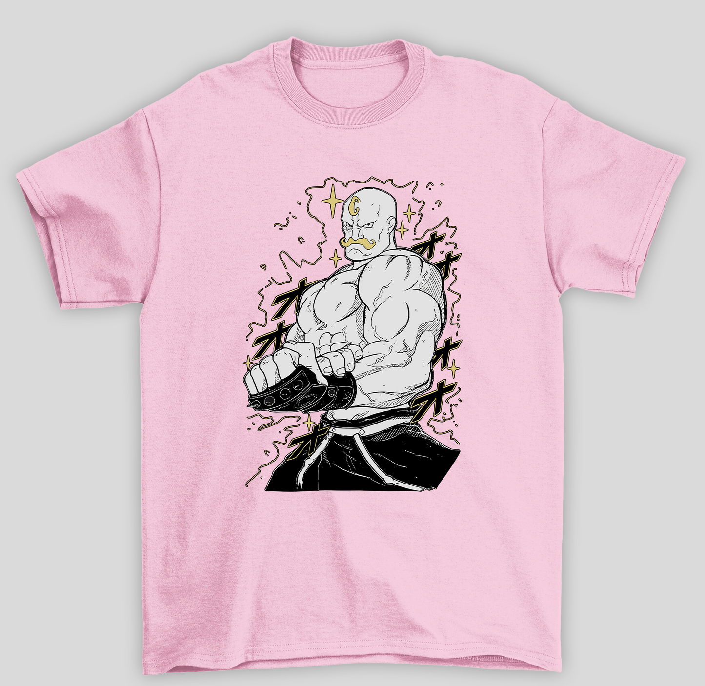 Camiseta Básica Unissex Fullmetal Alchemist Alex Louis Armstrong