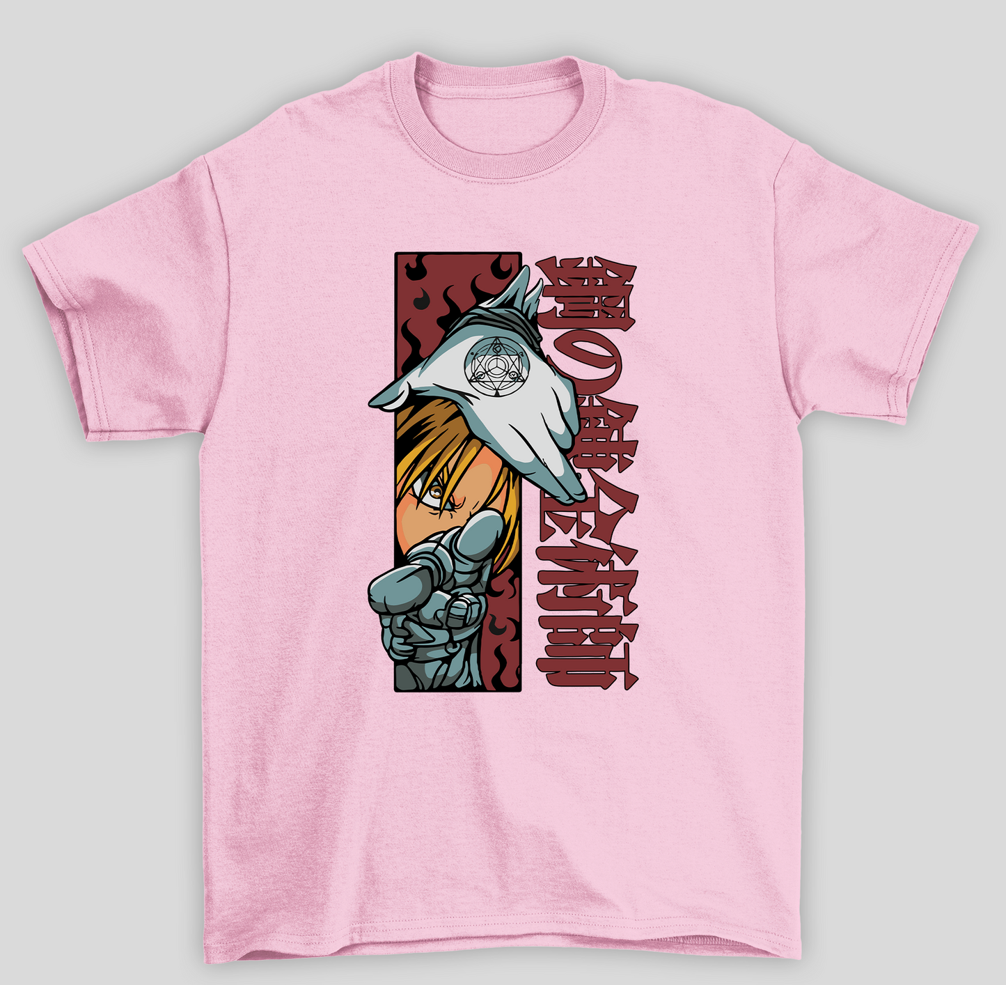 Camiseta Básica Unissex Fullmetal Alchemist 	Edward Elric