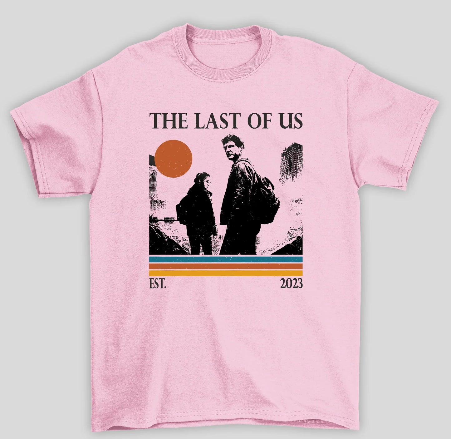 Camiseta Básica Unissex The Last Of Us Vintage