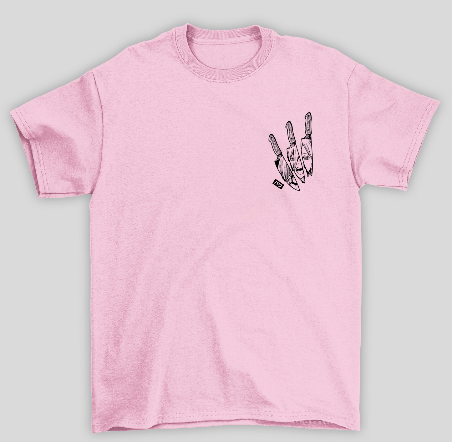 Camiseta Básica Unissex Chainsaw Man Faca Power
