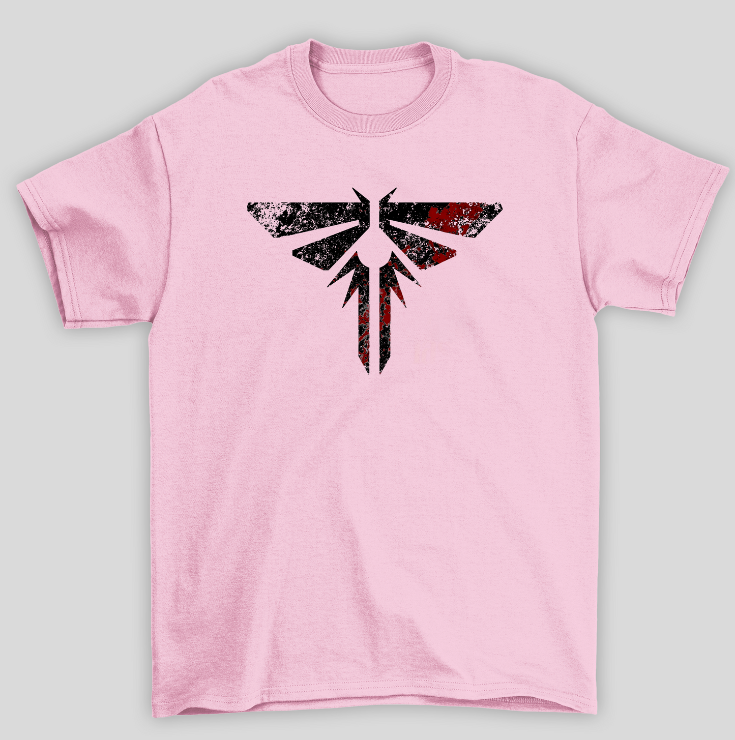 Camiseta Básica Unissex The Last Of Us Simbolo Vagalumes Sangue