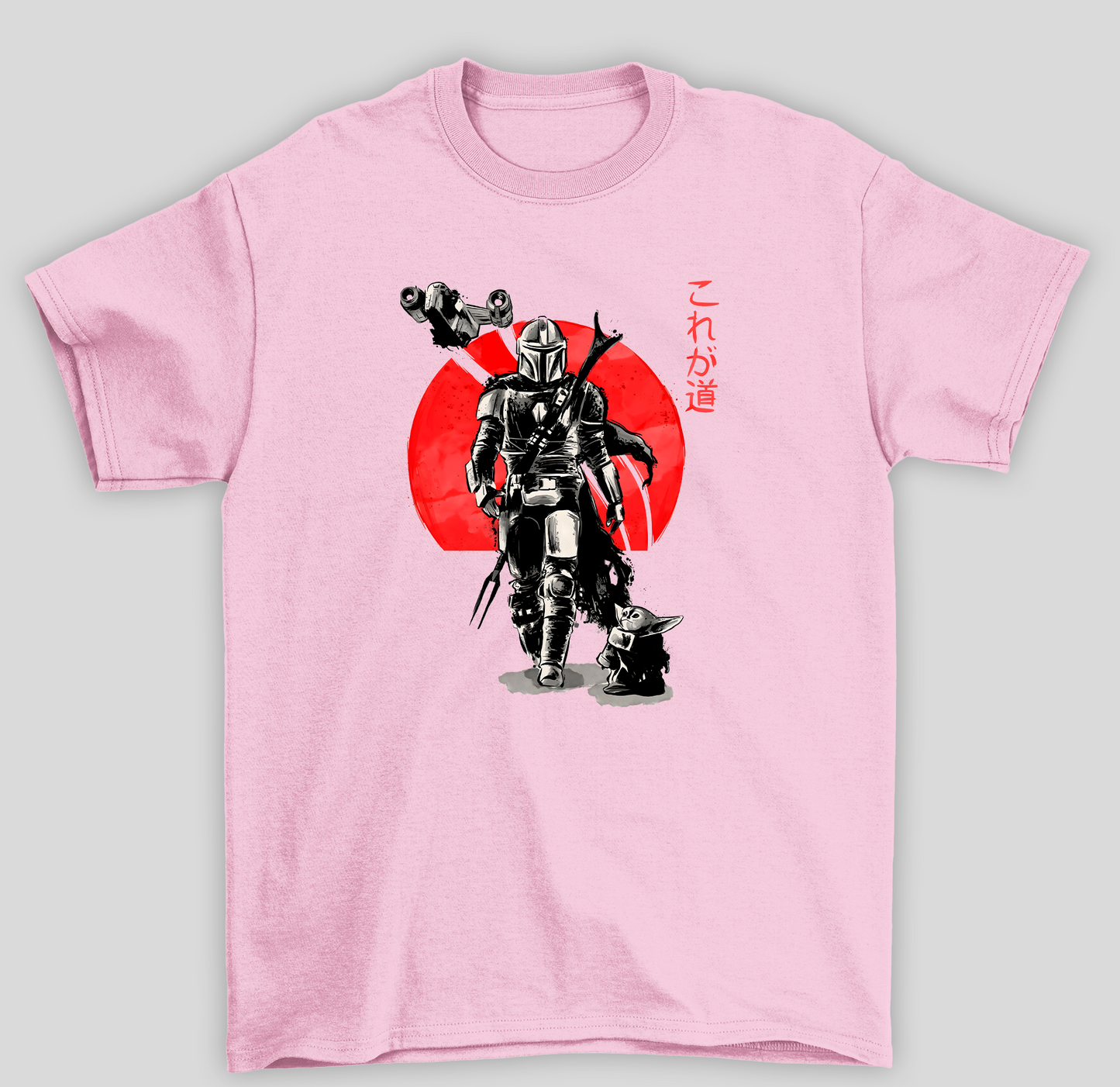 Camiseta Básica Unissex The Mandalorian Sol Japones