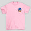Camiseta Básica Unissex Capitão América Rosto Minimalista
