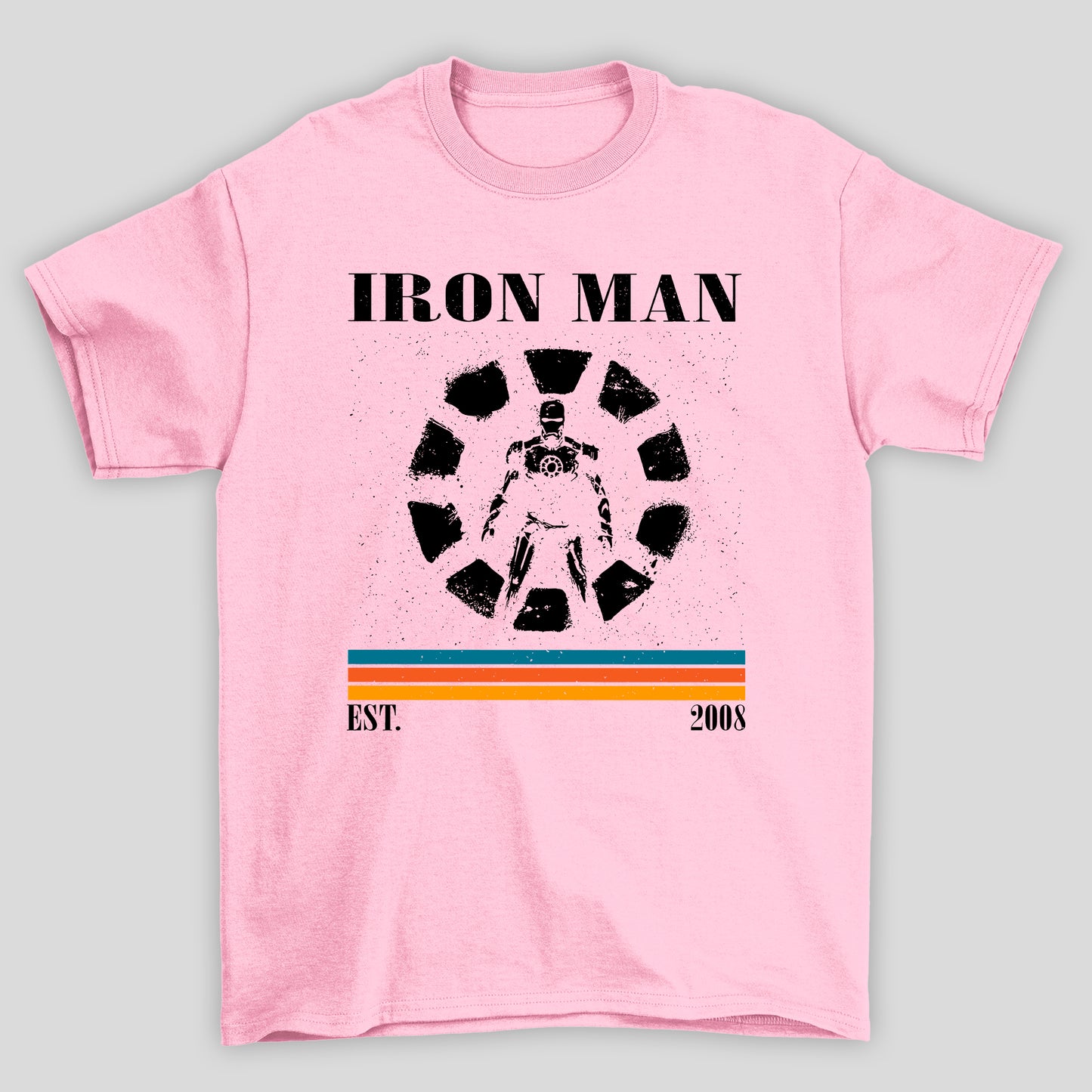 Camiseta Básica Unissex Homem de Ferro Est. 2008