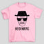 Camiseta Básica Unissex Breaking Bad Heisenberg Desenho Rosto