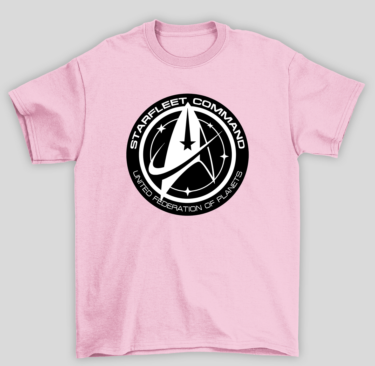 Camiseta Básica Unissex Star Trek Logo Starfleet Command