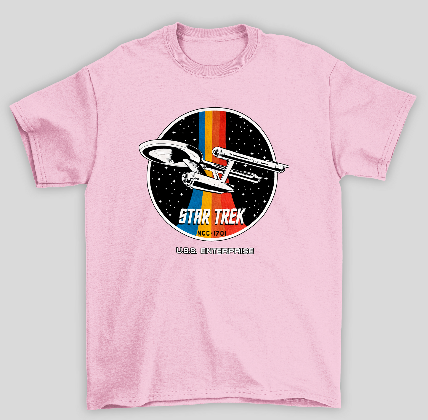 Camiseta Básica Unissex Star Trek Nave NCC-1701