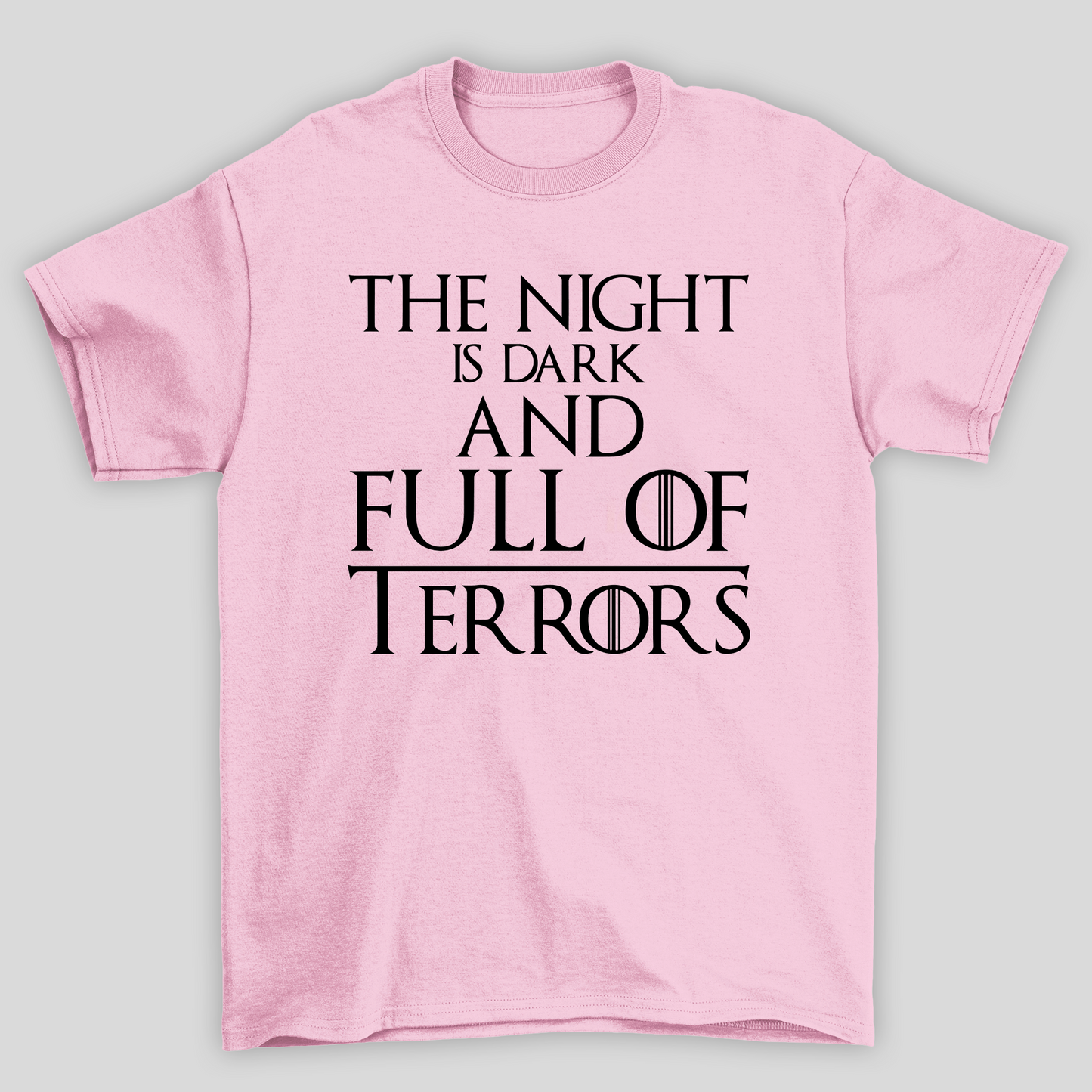 Camiseta Básica Unissex The Night Is Dark Game Of Thrones