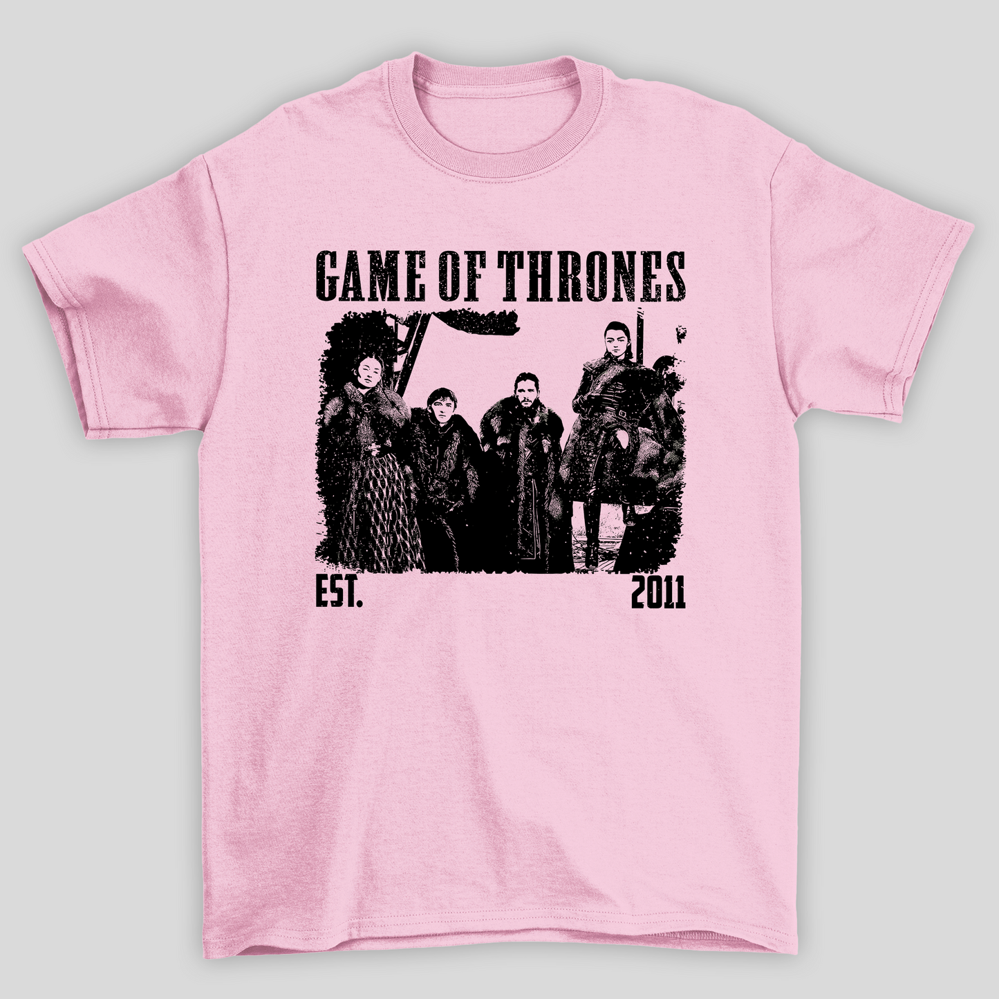 Camiseta Básica Unissex Game Of Thrones Est 2011