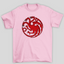 Camiseta Básica Unissex Brasão Targaryen Game Of Thrones