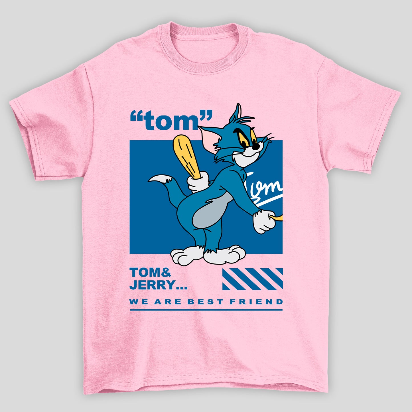Camiseta Básica Unissex Tom Tom e Jerry