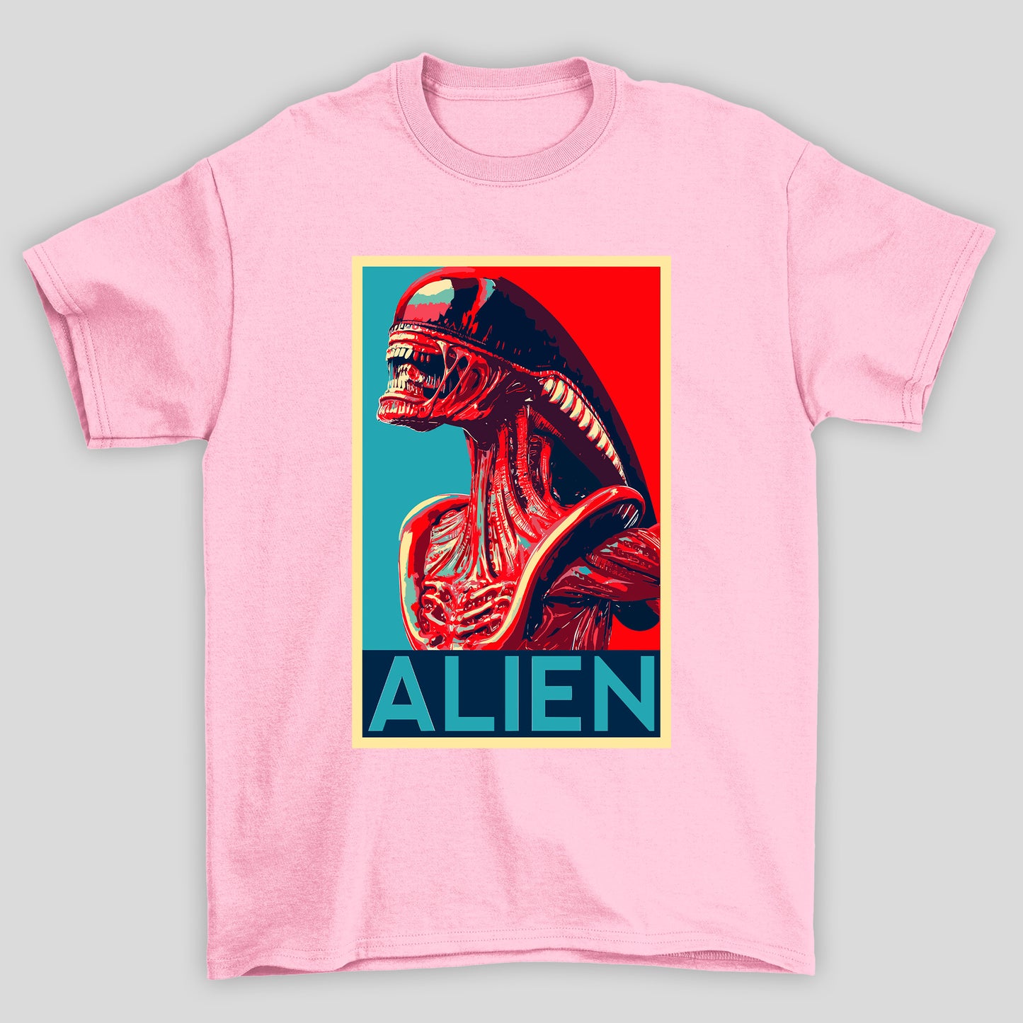 Camiseta Básica Unissex Alien Xenomorph Retro Art