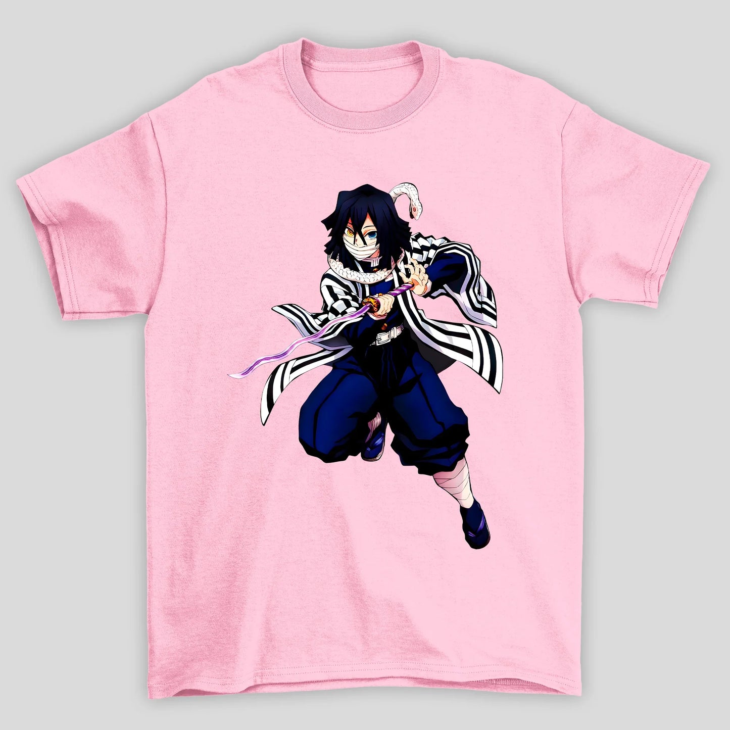 Camiseta Básica Unissex Obanai Demon Slayer